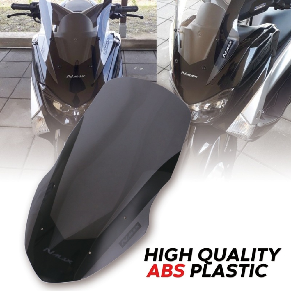 Motorcycle Windshield heighten Windscreen For Yamaha NMAX155 NMAXL125 16-18 front wind deflector transparent - Image 2