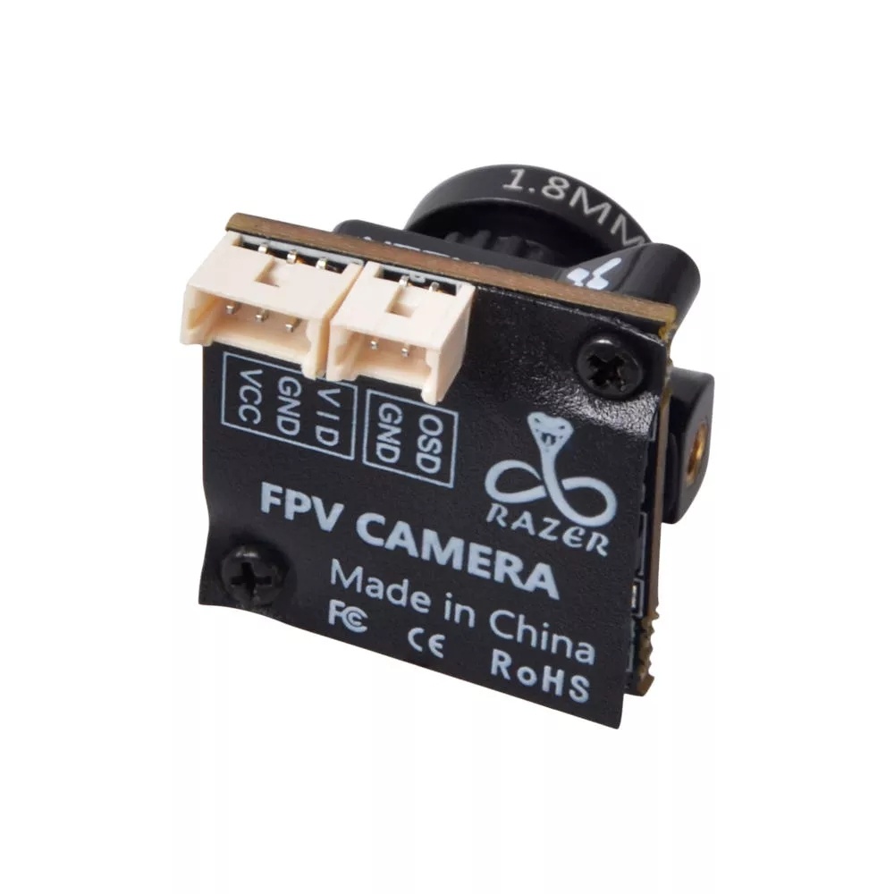 Foxeer Razer Micro 1/3 CMOS 1.8mm Lens 1200TVL 4:3/16:9 NTSC/PAL Switchable FPV Camera For RC Drone - Image 3