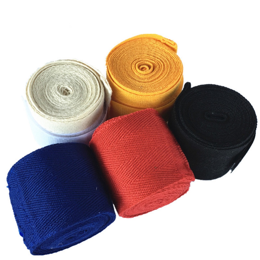 2.5m Sports Strap Cotton Kick Boxing Bandage Wrist Hand Gloves Wraps Straps Equipment red - Image 3