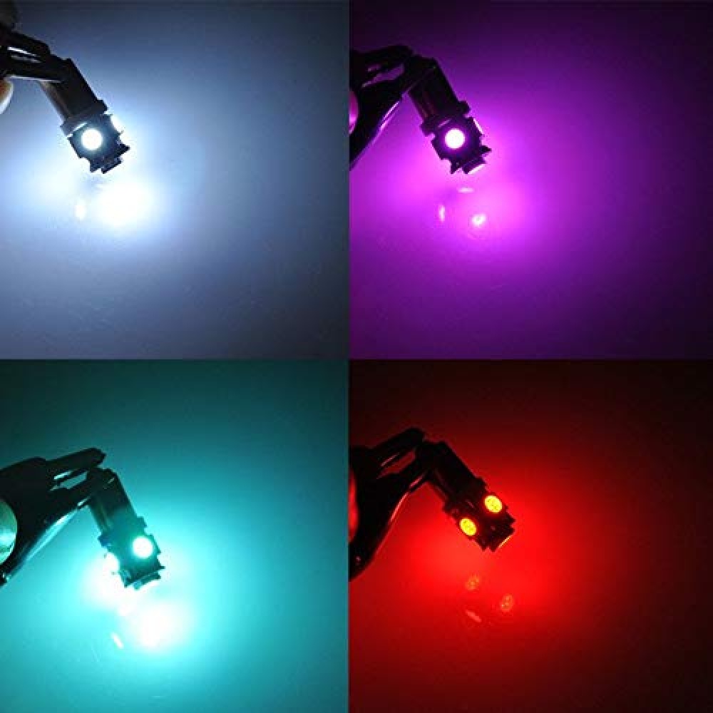 Car Auto Bulb Turn Signal Light for BA9S T4W 5050 5smd LED Lamp green - Image 2