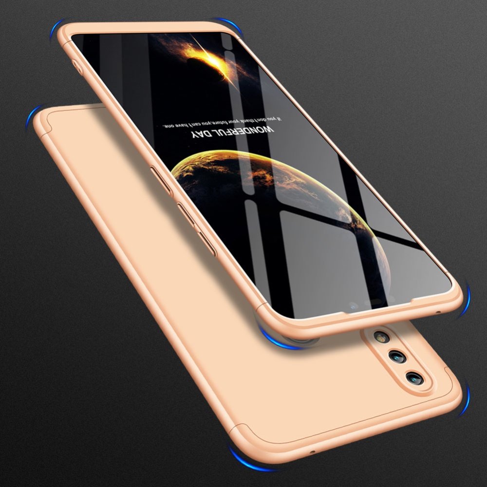 For HUAWEI Honor 8X Ultra Slim PC Back Cover Non-slip Shockproof 360 Degree Full Protective Case Gold_HUAWEI - Image 3