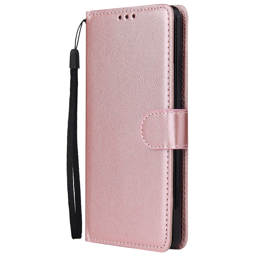 For Samsung A71 Phone Case PU Leather Shell All-round Protection Precise Cutout Wallet Design Cellphone Cover Black - Image 3