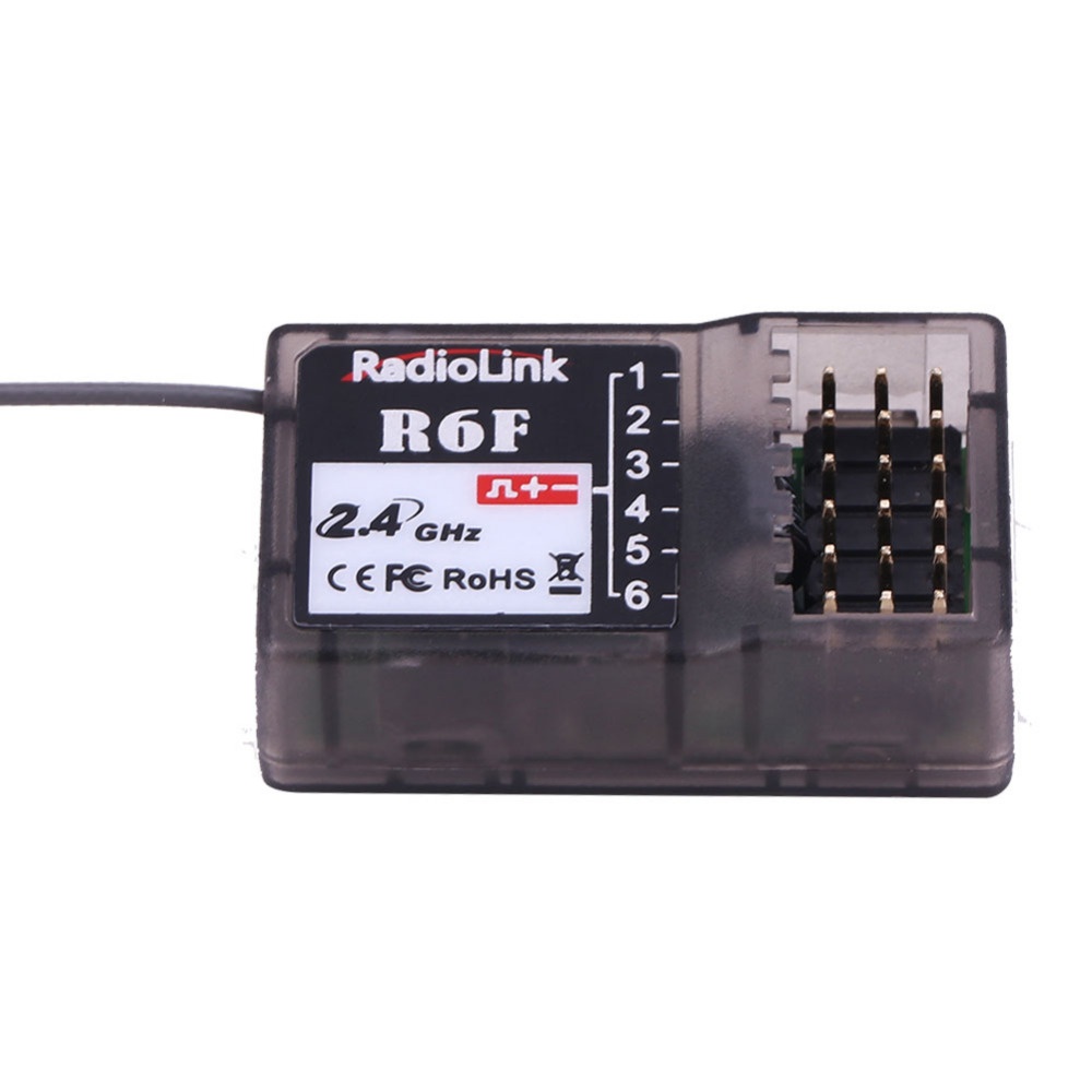 RadioLink R6F 2.4Ghz 6CH 2018 RC Receiver Accessory for RC6GS RC4GS RC3S RC4G T8FB Transmitter Hot Sale as shown - Image 3