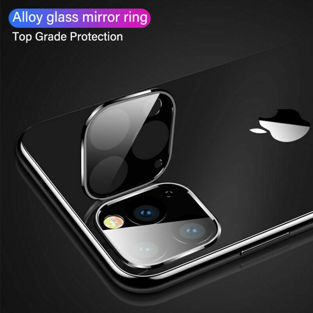 Phone Screen Film For iPhone 11/11 Pro/11 Pro Max Full Cover Tempered Glass Camera Lens Protector Gold - Image 3