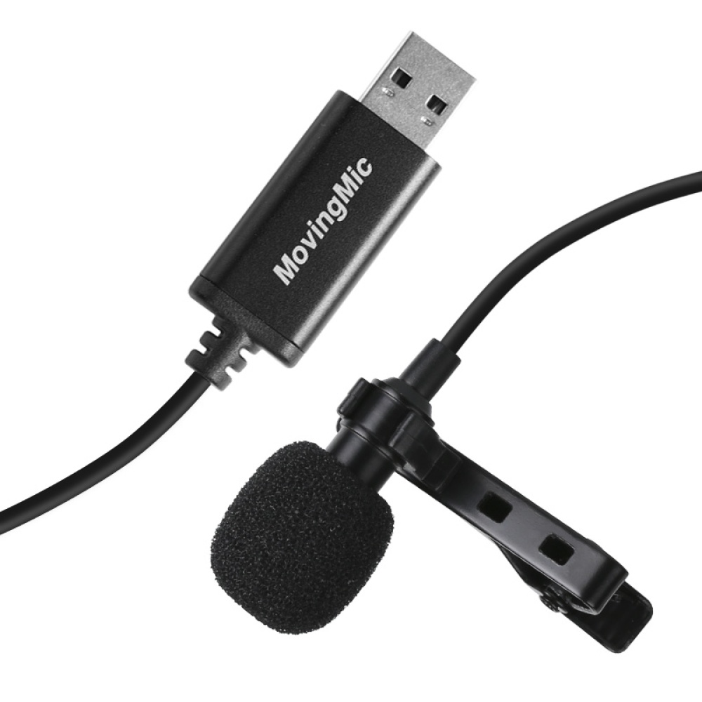 Mini Microphone for PC Computer USB Straight Plug with 1.5m Cable Portable Clip-on Omni-Directional Stereo Mic black - Image 3