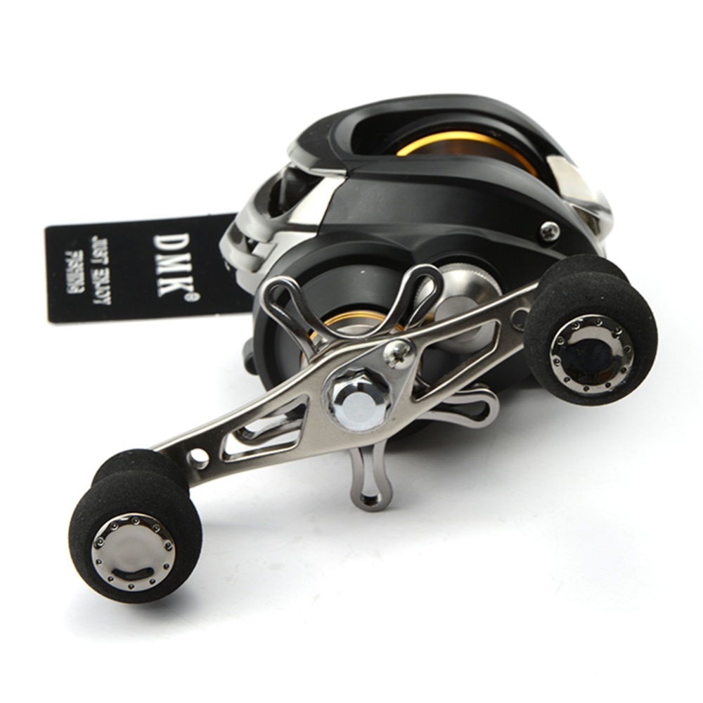 Adjustable Magnetic Brakes 12BB Baitcast Reels 6.3:1 Gear Low Profile Bait Casting Fishing DM120LA-C2 (left hand) - Image 3