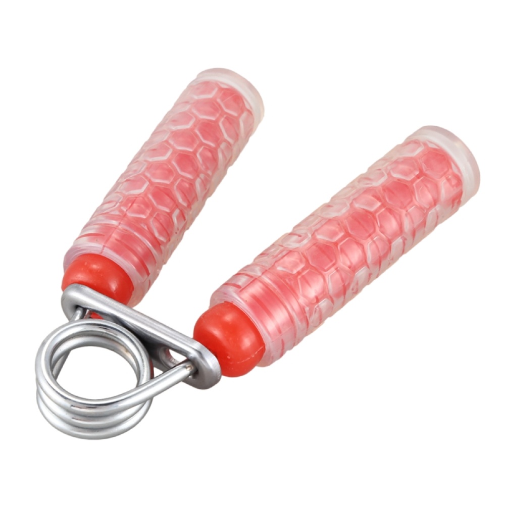 Crystal Adjustable Hand Grip A- Type Finger Force Training Expander Gym Exerciser Massage Gripper red - Image 2