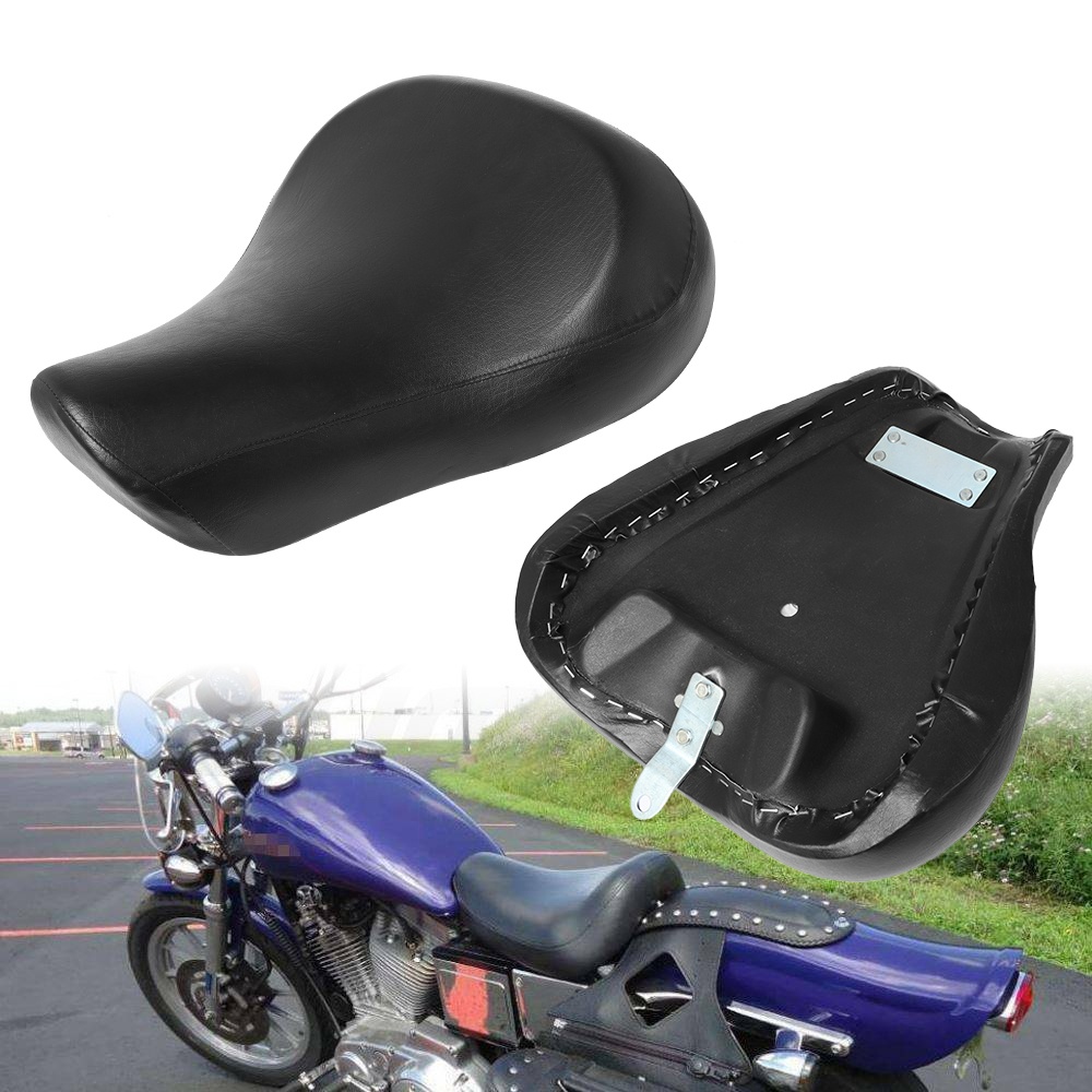 Motorcycle Saddle Seat Cushion For Sportster 883 1200 72 48 1983-2003 Black - Image 3