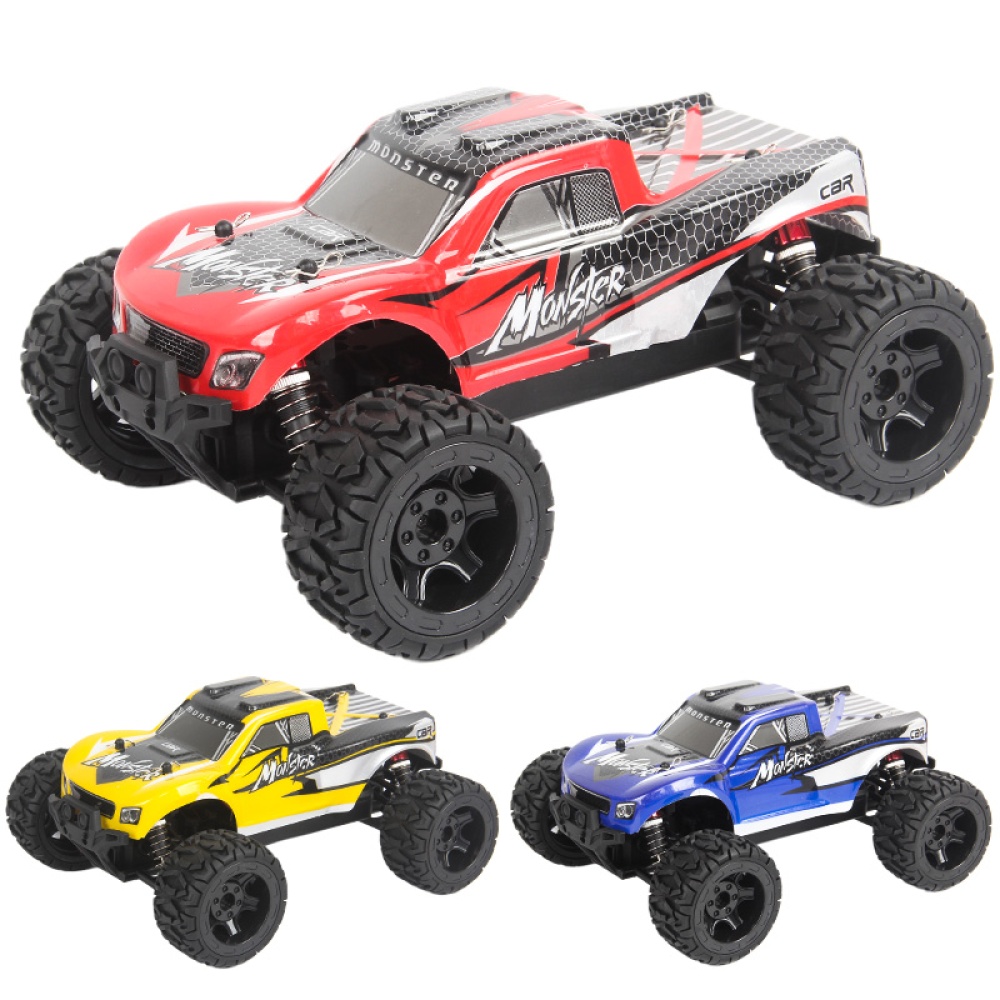 1602 1:16 2.4g Four-wheel Drive High-speed Remote Control Car With Brush Version Red - Image 3