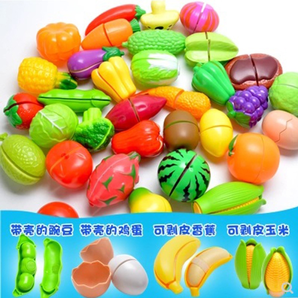 Children Cute Pretend Play Simulation Fruit Vegetable Set for Kids mushroom - Image 3