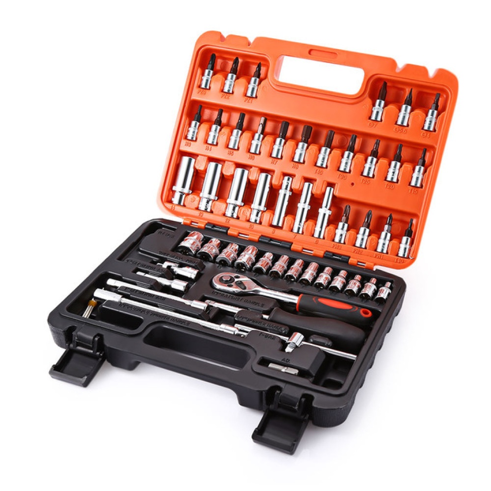 53pcs Torque Wrench Assembly Batch-head Automobile Motorcycle Industrial Application Maintenance Tool Ratchet Set - Image 2