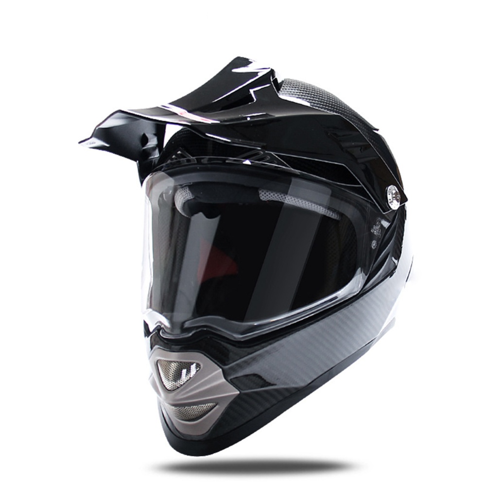 LS2 Professional Motorcycle Helmet Carbon Fiber Full Face for Men MX429 black_XL - Image 3