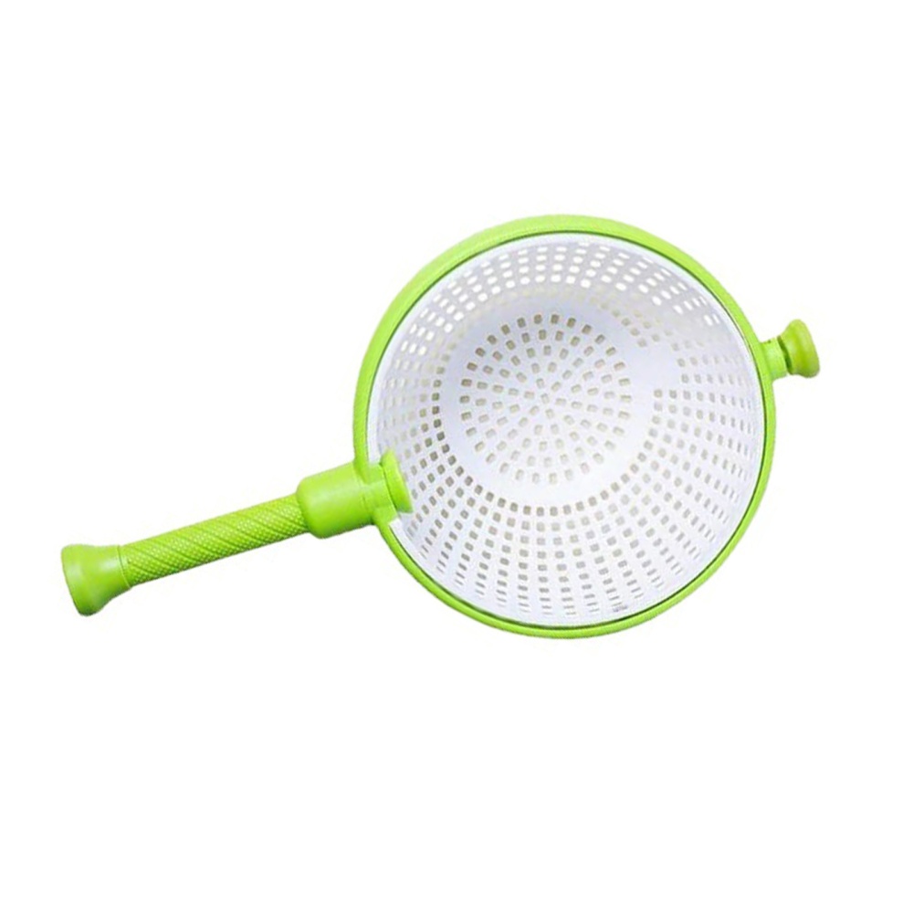 Kitchen Salad Spinner With Anti-slip Handle 360 Degree Rotating Spinning Colander For Vegetables Fruits green - Image 2