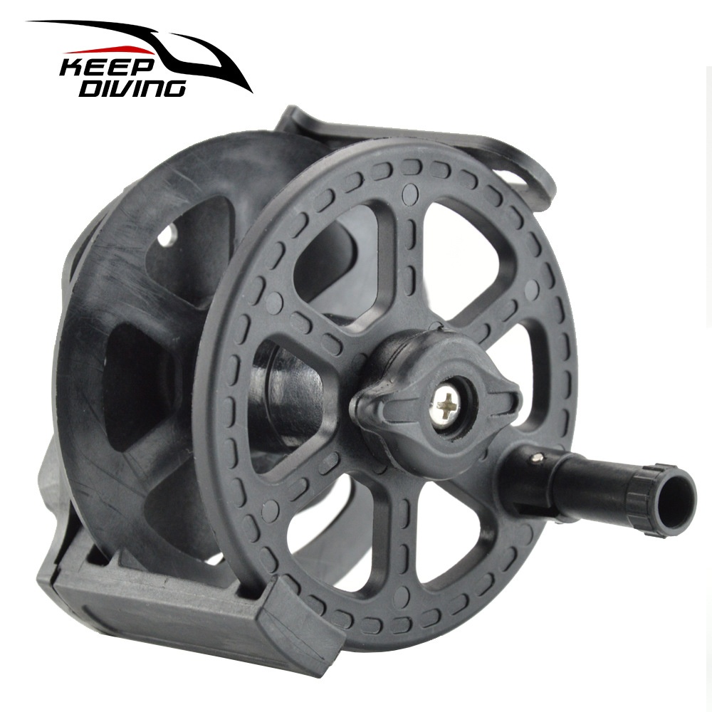 Speargun Reel Split Type Underwater Spear Spool For Spearfishing black - Image 3