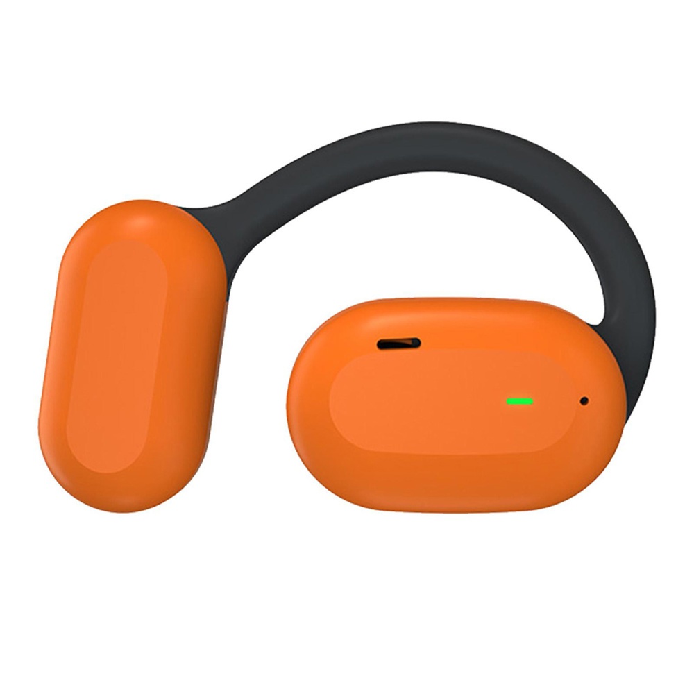 Ows Wireless Bluetooth 5.0 Headphones Air Conduction Sports Earphones Noise Canceling Headset orange red - Image 4