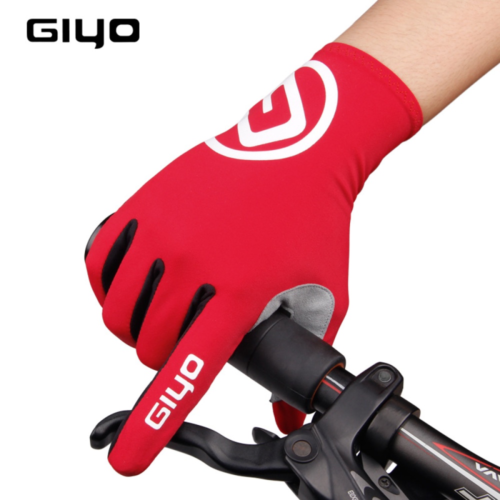 Giyo Cycling Full Finger Gloves Touch Screen Anti-slip Bicycle Bicicleta Road Bike Long Glove black_XL - Image 2