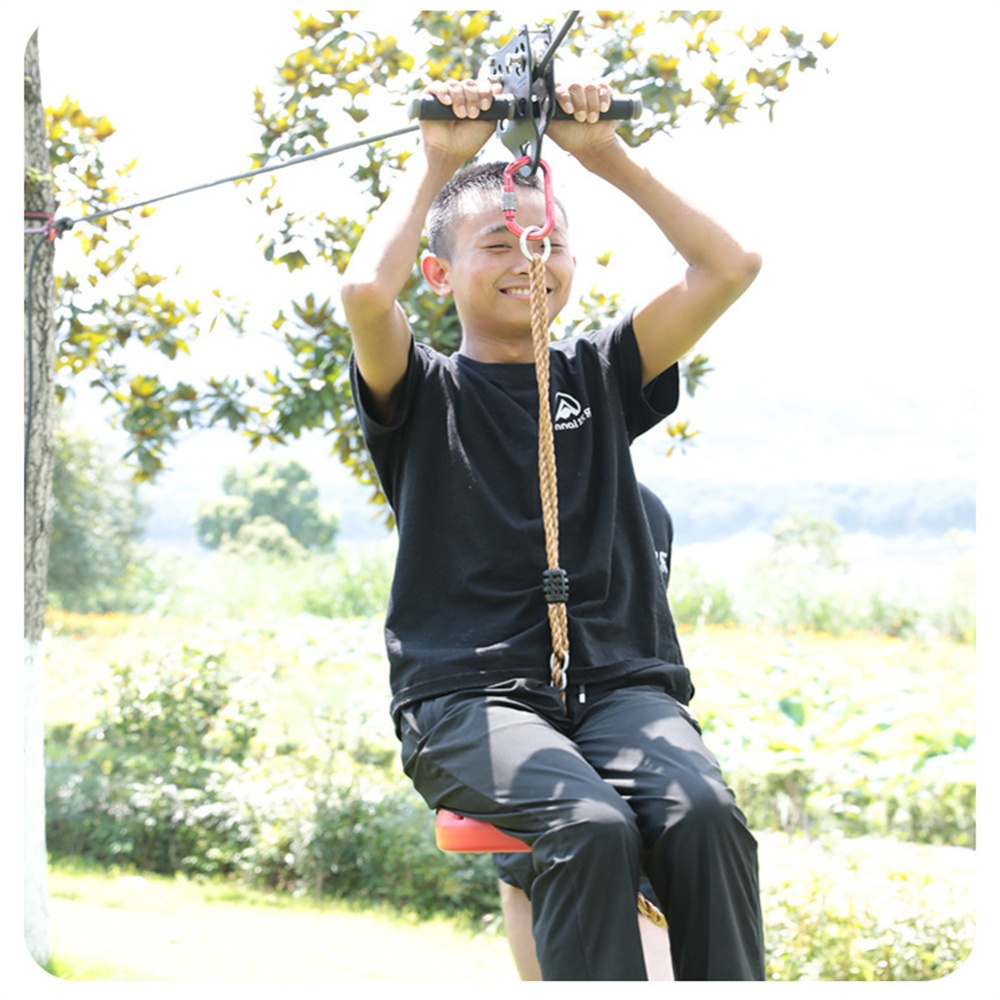 Strong Load-bearing Disc Swing Adjustable Rope Extreme Challenge Sports Entertainment Equipment Indoor Outdoor Kids Baby Playground as pictu - Image 3