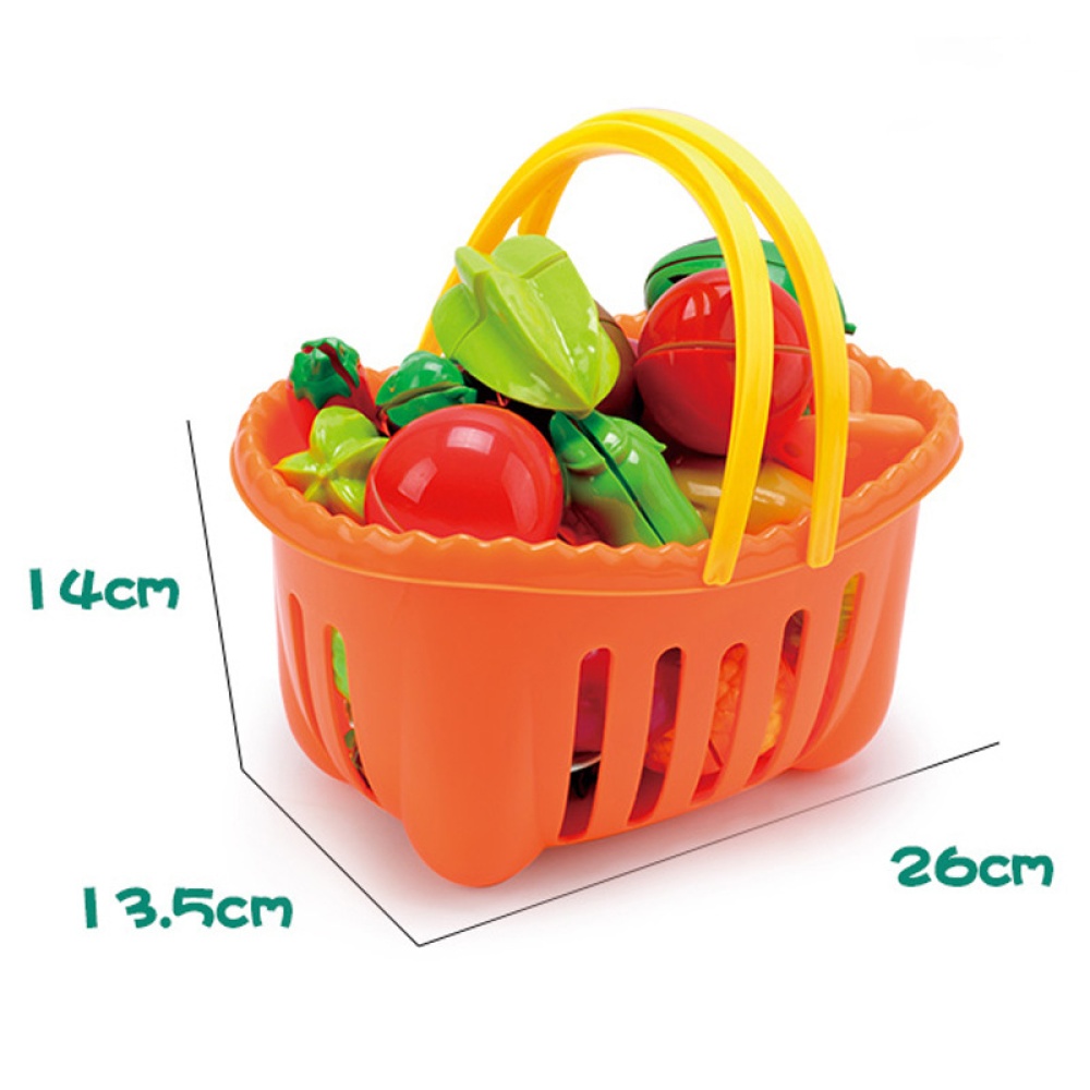 Children Cute Pretend Play Simulation Fruit Vegetable Set for Kids Mango - Image 3