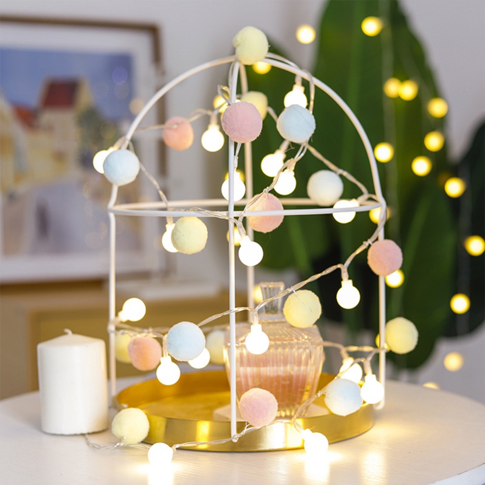 1string Led Ball Light String Home Decorative Oranment 2m 20-Light Lamp - Image 2