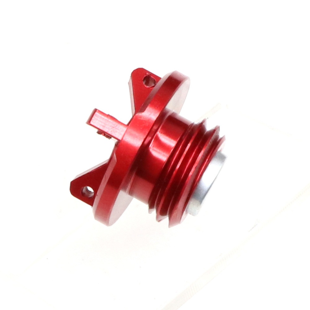 Universal Motorcycle Engine Oil Cap CNC Filler Cover for Kawasaki z800 z1000 ZX-6R red - Image 2