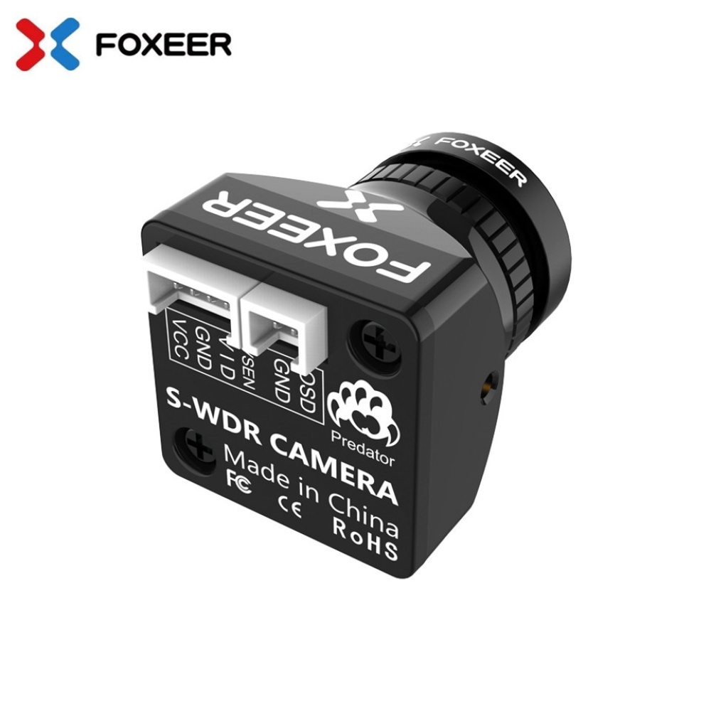 Foxeer Predator V5 Micro Full Case M12 1000TVL FPV Camera Cam OSD 16:9 4:3 PAL NTSC Switchable 1.7mm Lens 4ms WDR Racing Drone Black M8 - Image 3