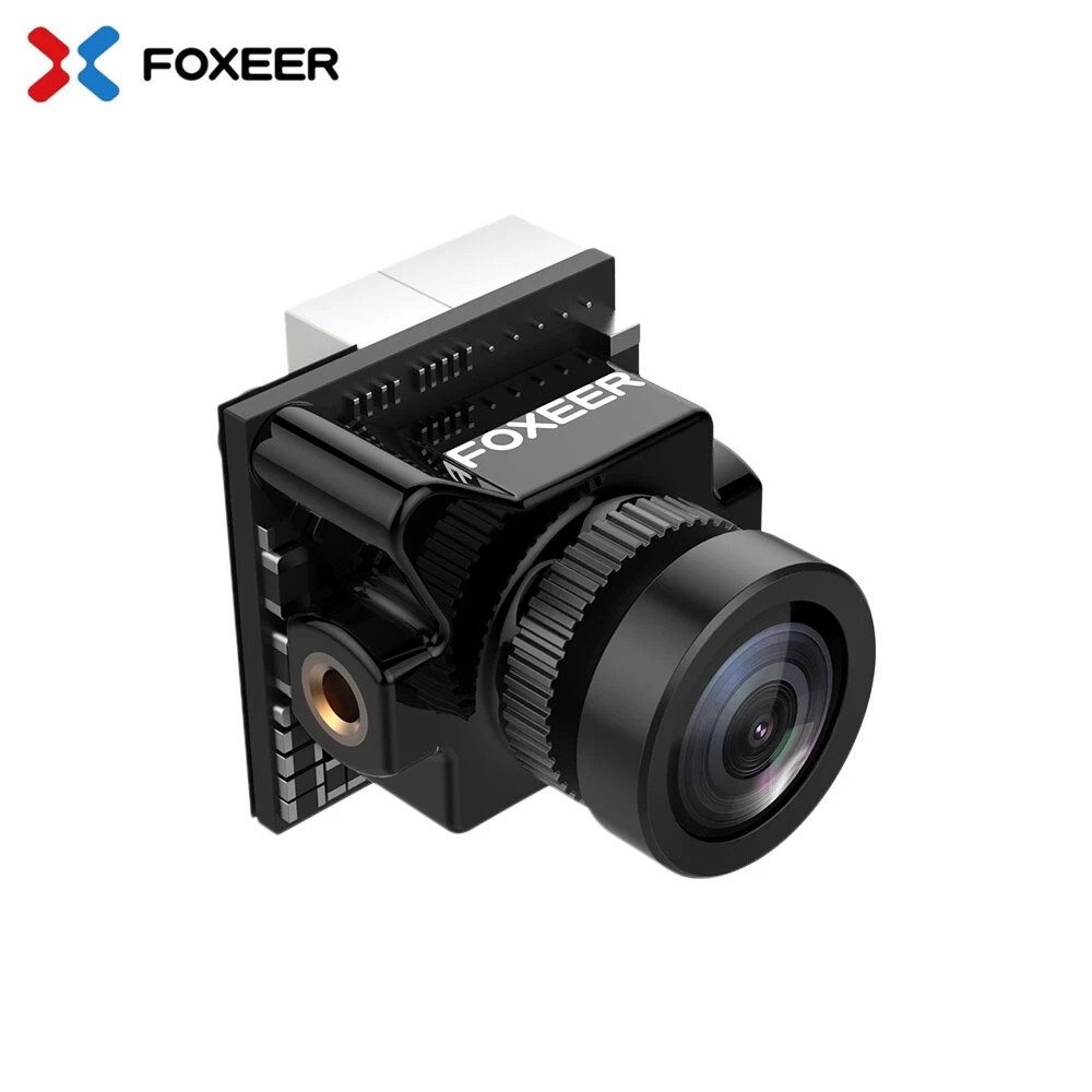 Foxeer Micro Predator 5 Racing FPV Camera 19*19mm 1000TVL 1.7mm M8 Lens 4ms Latency Super WDR Black Full Case red - Image 3