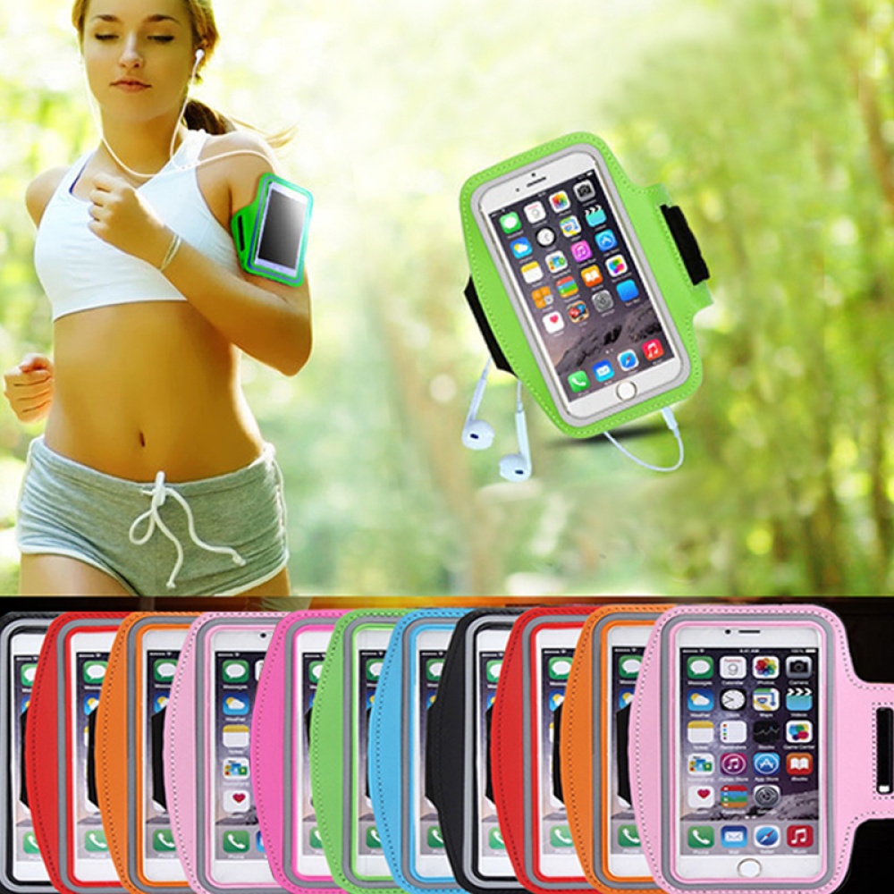 Sports Mobile Phone Arm Bag Universal Running Holder Sport (below 6 Inches) Blue - Image 3