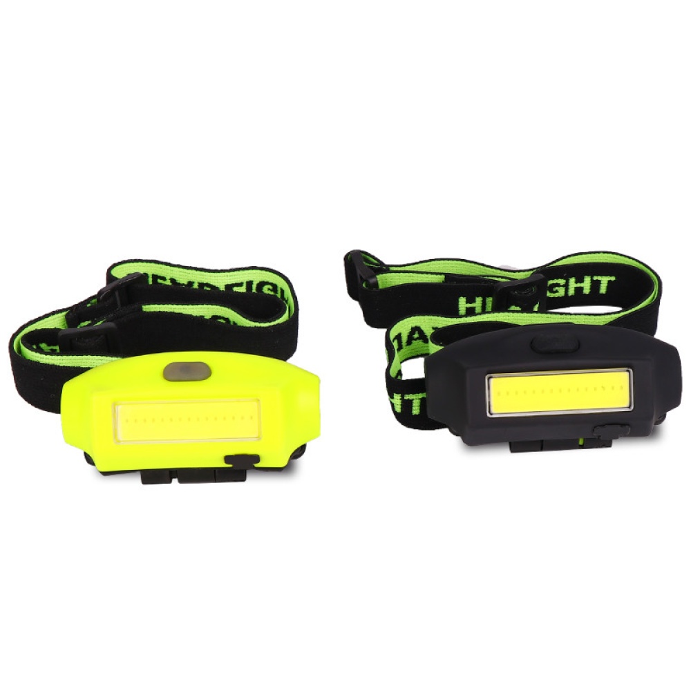 Mini COB LED Headlamp USB Charging Head Flashlight for Outdoor Camping black_Model 2050 - Image 2