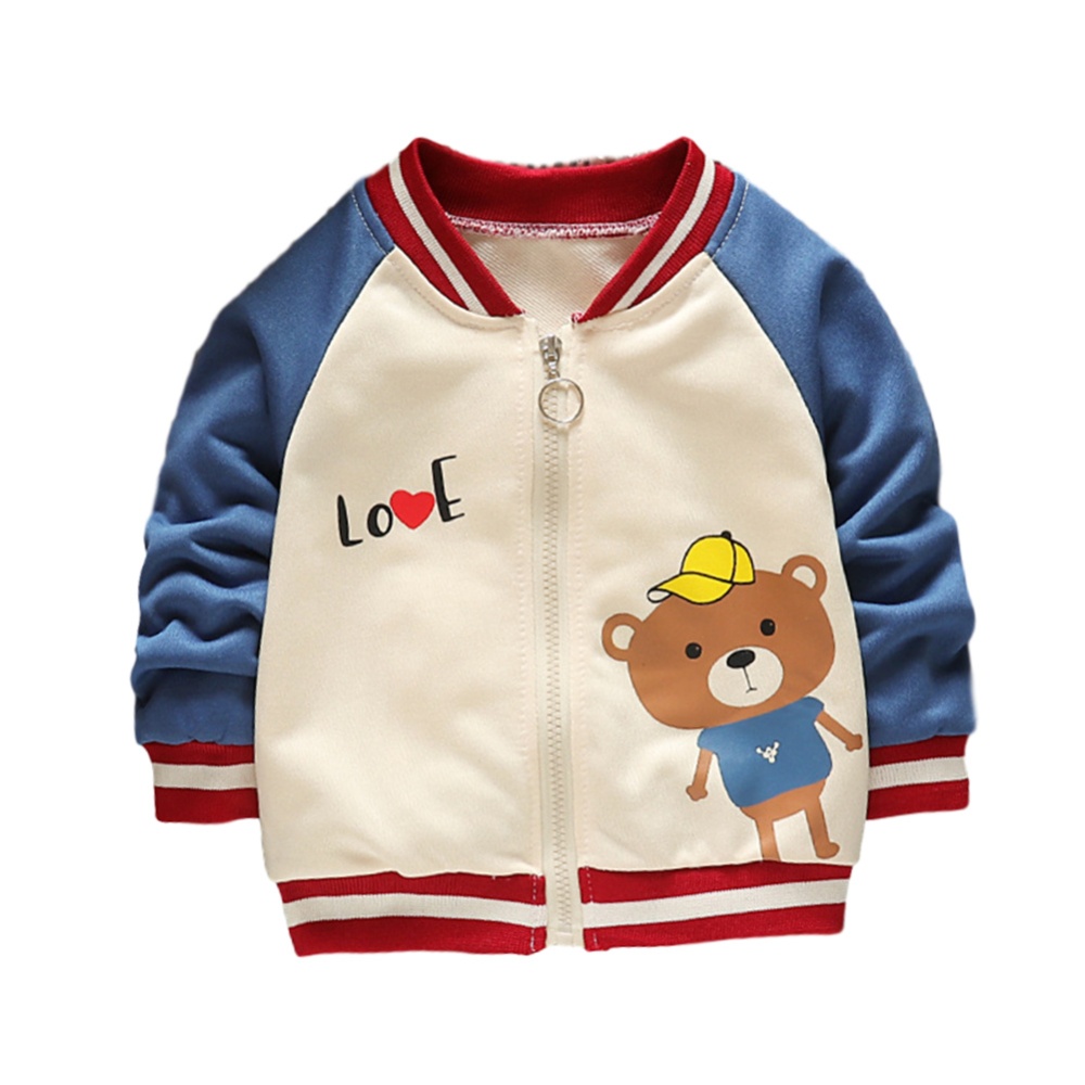 Children's Coat Long-sleeve Baseball Uniform for 0-4 Years Old Kids cat_73cm - Image 2