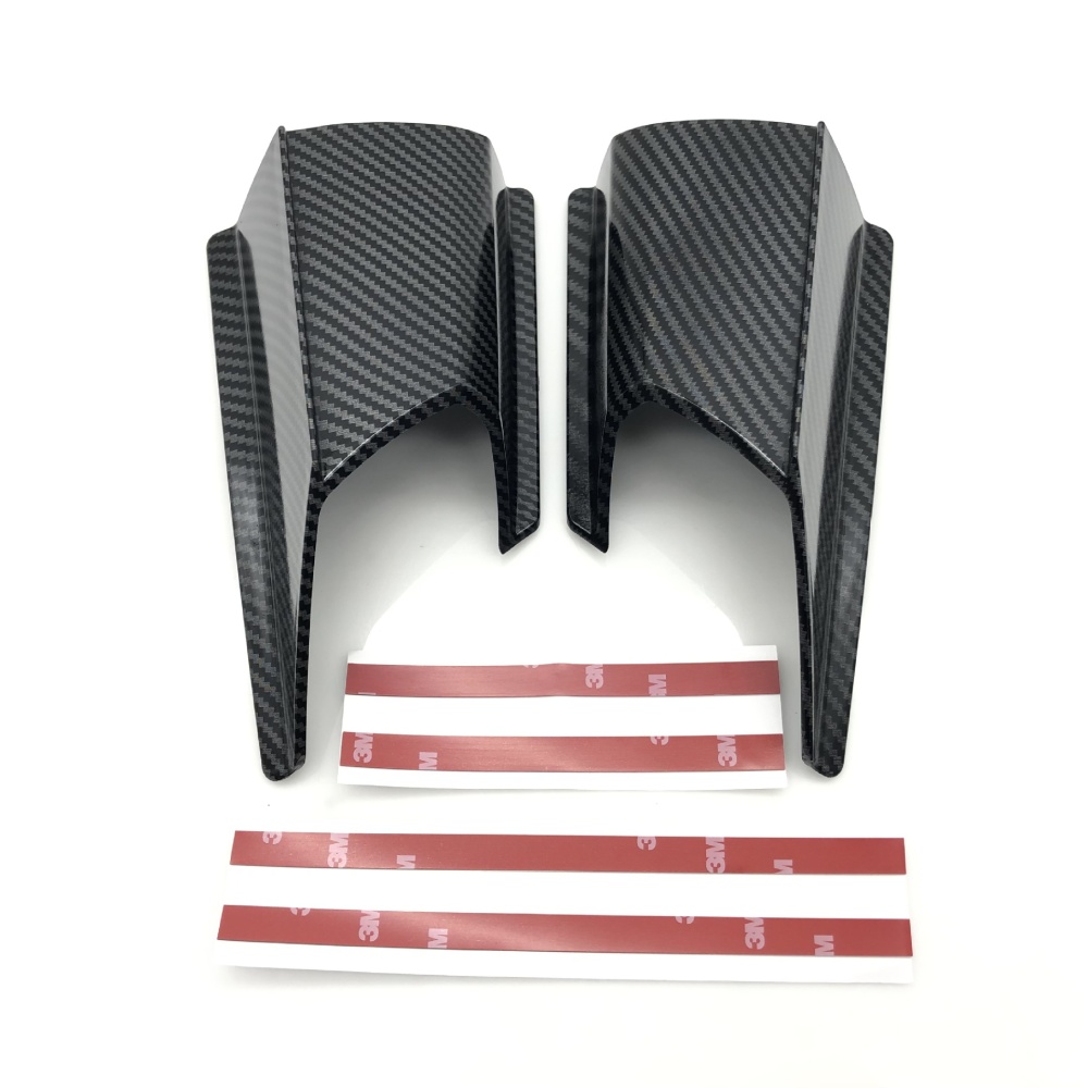 Motorcycle Full Fairing Kit Protection Carbon Black Abs Plastic Side Wing Protective Cover carbon fiber pattern - Image 3