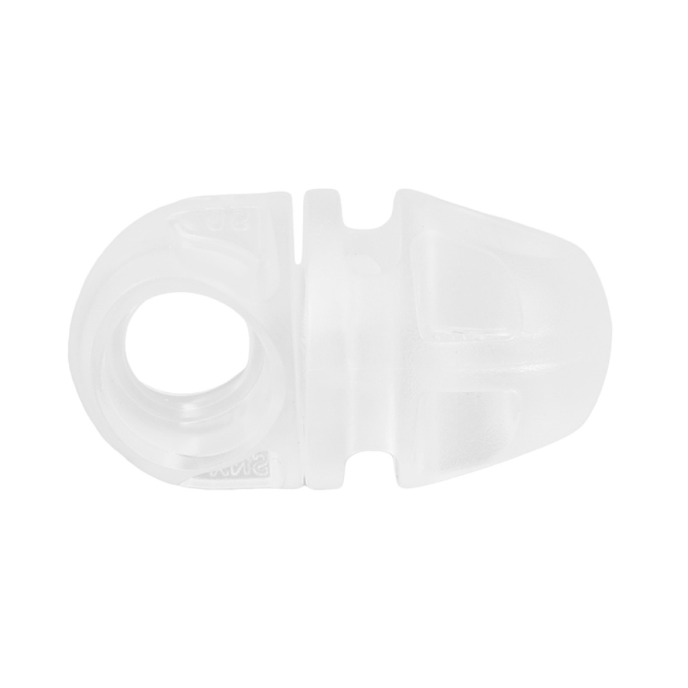 10 pieces Plastic Tent Awning Rod Connector Camping Connected Spin Buckle White_Aperture 8.5mm - Image 2