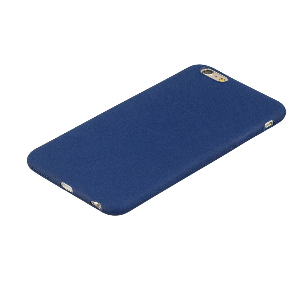 for iPhone 6/6S Lovely Candy Color Matte TPU Anti-scratch Non-slip Protective Cover Back Case Navy - Image 3