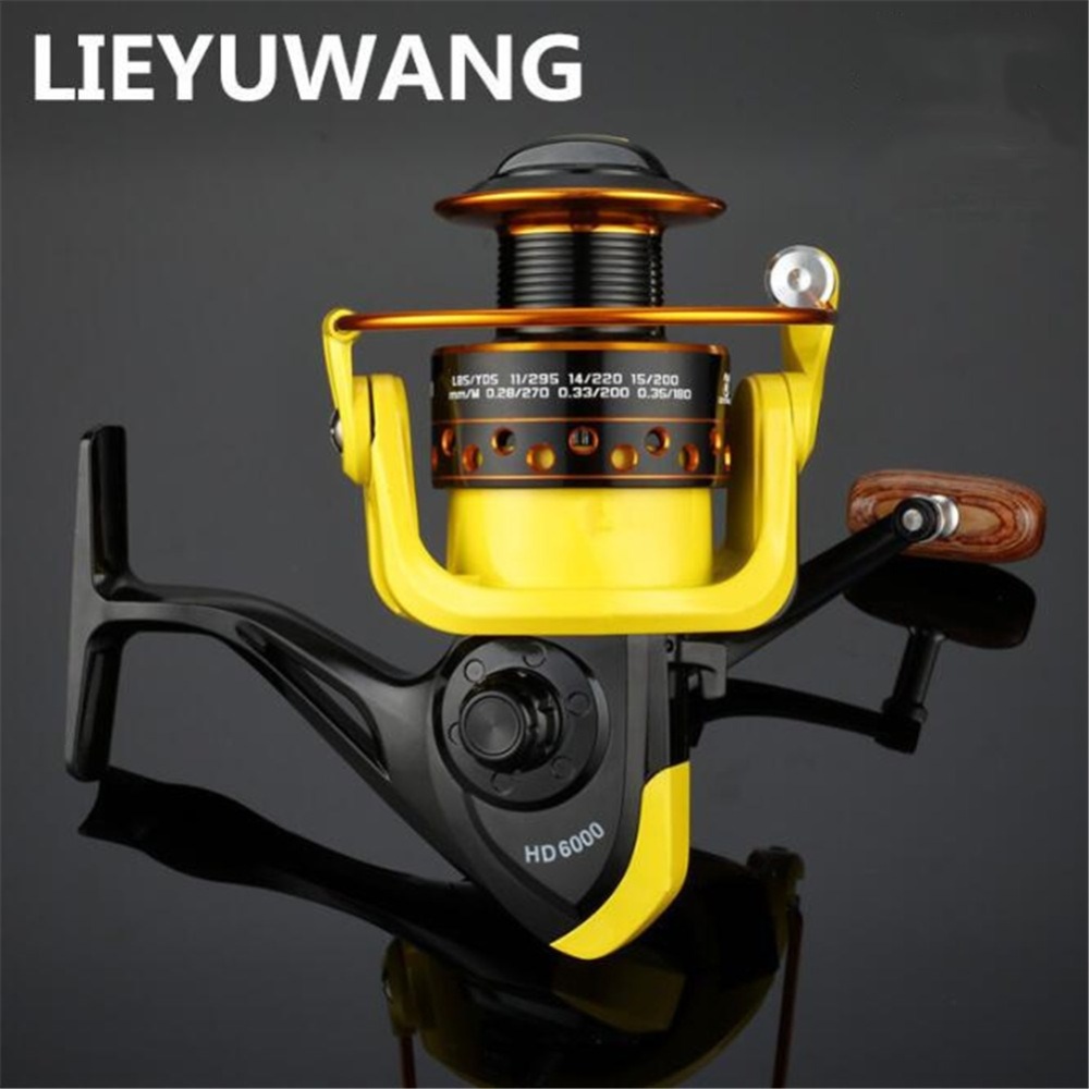 Spinning Fishing Reel Rod Accessories Baitcasting Metal Spool HD1000 type yellow black - Image 2