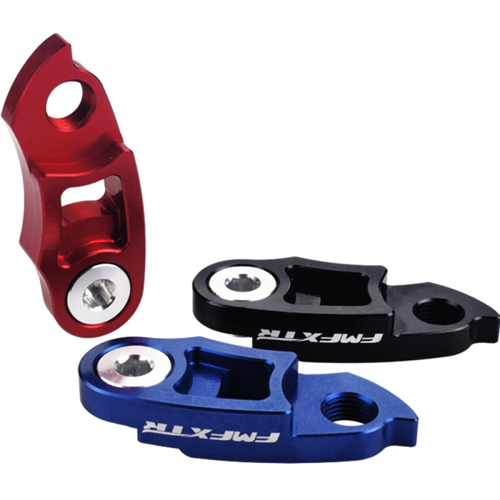 Road Bicycle Folding Rear Dial Modified Tail Hook Hanger Extension Mountain Cycling Frame Gear Red - Image 2