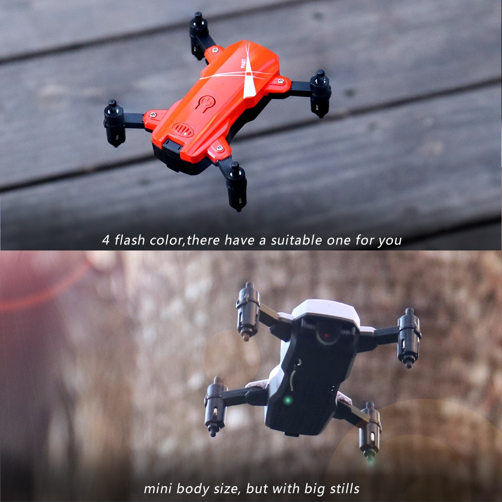 LF602 Wifi FPV RC Drone Quadcopter Profesional HD Foldable Camera Drones Altitude Hold Standard 1 battery red - Image 3