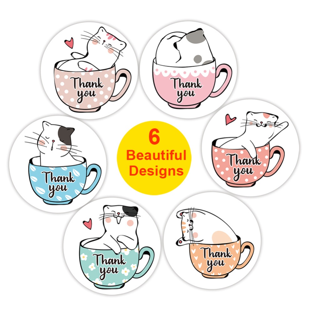 Cartoon Stickers Scrapbooking Seal Labels Small Business Handmade Sticker For   Gift Decor Stationery k-47_2.5cm / 1inch - Image 2