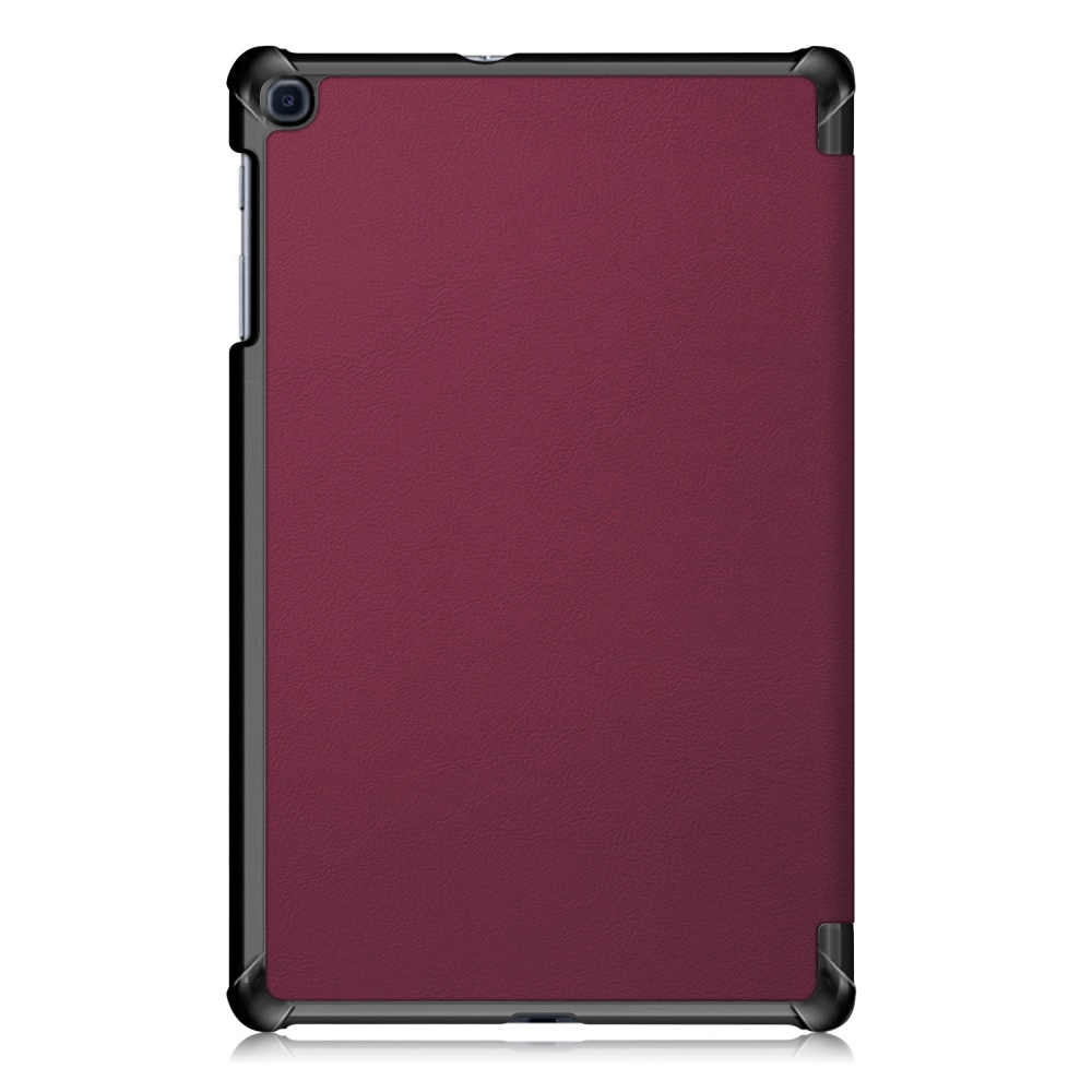 For Samsung Tab A 10.1 2019 T510 t515 Tablet PC Protective Case Flip Type Red wine - Image 3