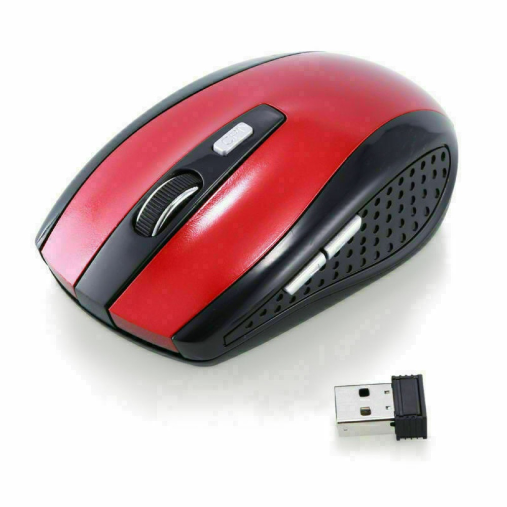 2.4GHz Wireless Optical Mouse Mice & USB Receiver for PC Laptop Computer Silver - Image 3