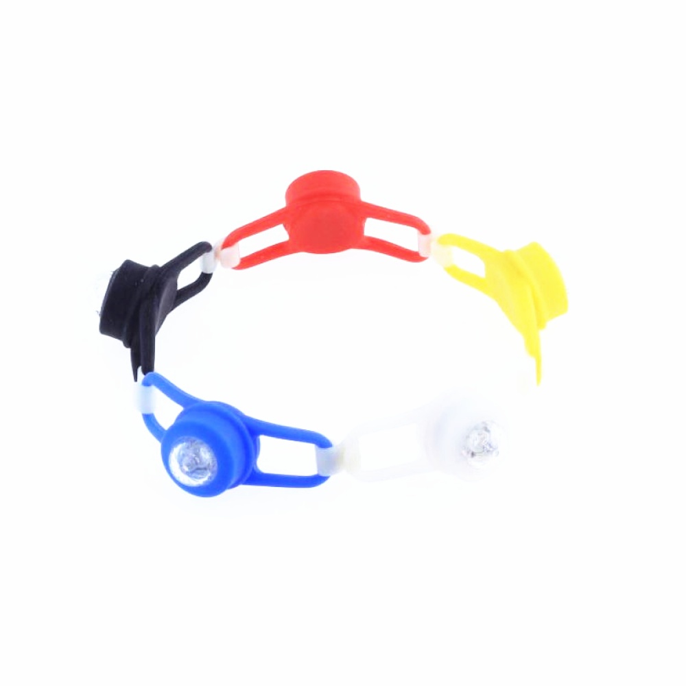 Bicycle Light Silicone Ring Equipment Warning Waterproof Monocular Frog Yellow - Image 2