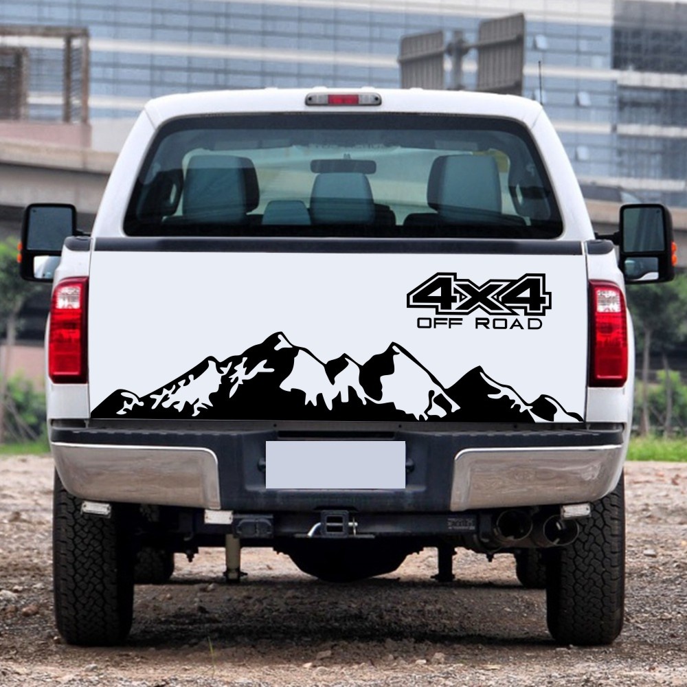 Car Sticker 4x4 Off Road Graphic Vinyl Decal For Ford Ranger Raptor Pickup Isuzu Dma Nissan Navara Toyota Hilux Auto Accessories blue - Image 2