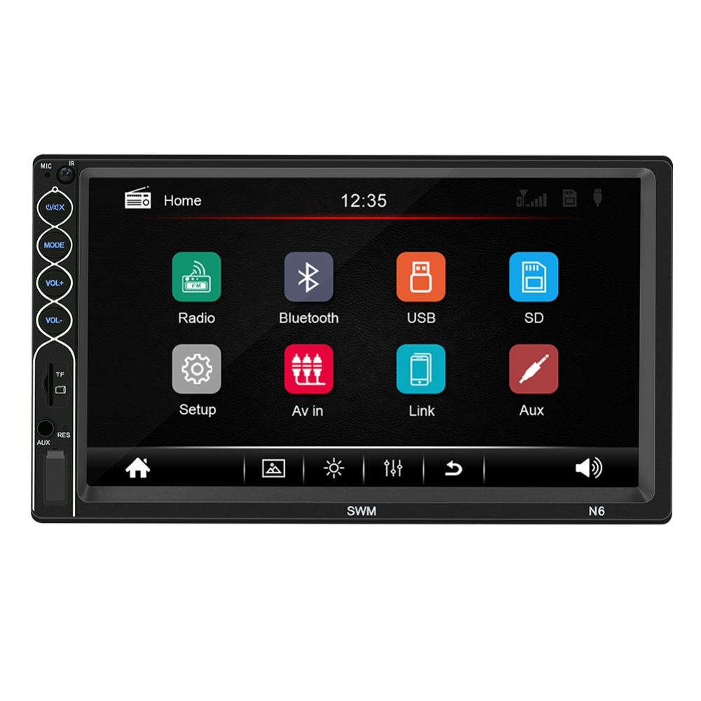 7inch 2 Din Car Radio MP5 Stereo Receiver Auto radio Audio Mirror Link Support Rear Camera With camera - Image 2