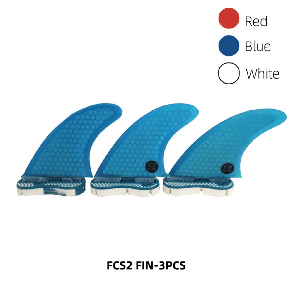 Surf Fins FCS 2 G3/G5/G7 Honeycomb Fiberglass Surfboard Fin Orange red_G5 - Image 3