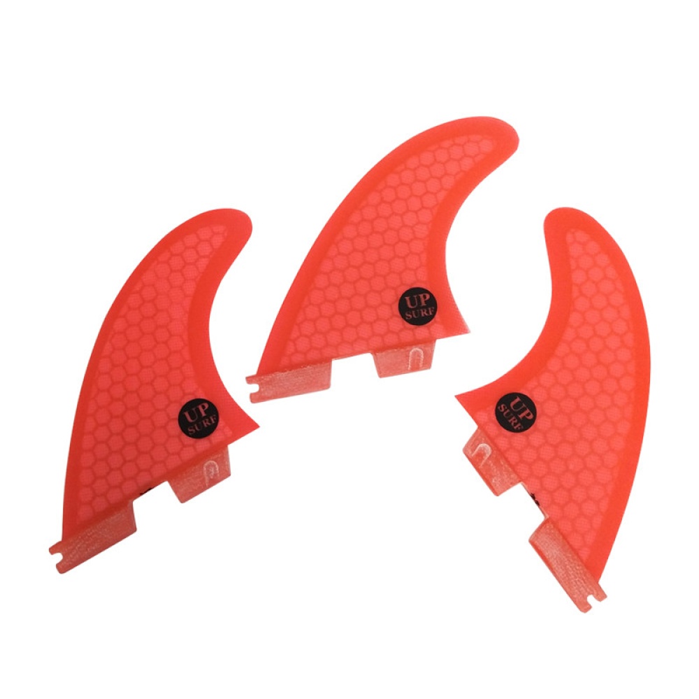 Surf Fins FCS 2 G3/G5/G7 Honeycomb Fiberglass Surfboard Fin Orange red_G5 - Image 2