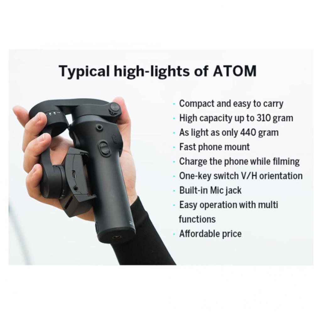 Universal Foldable Pocket-sized Handheld Gimbal Stabilizer for 11 Pro XS MAX Smartphone Standard suit black - Image 3