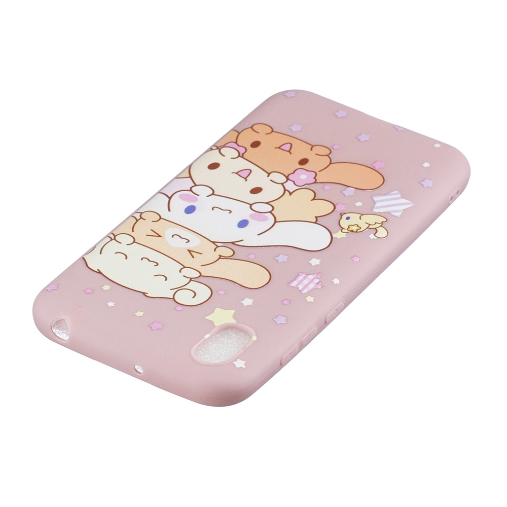 For HUAWEI Y5 2019 Lightweight Soft TPU Phone Case Pure Color Cover Cute Cartoon with Matching Pattern Adjustable Bracket 1 - Image 3