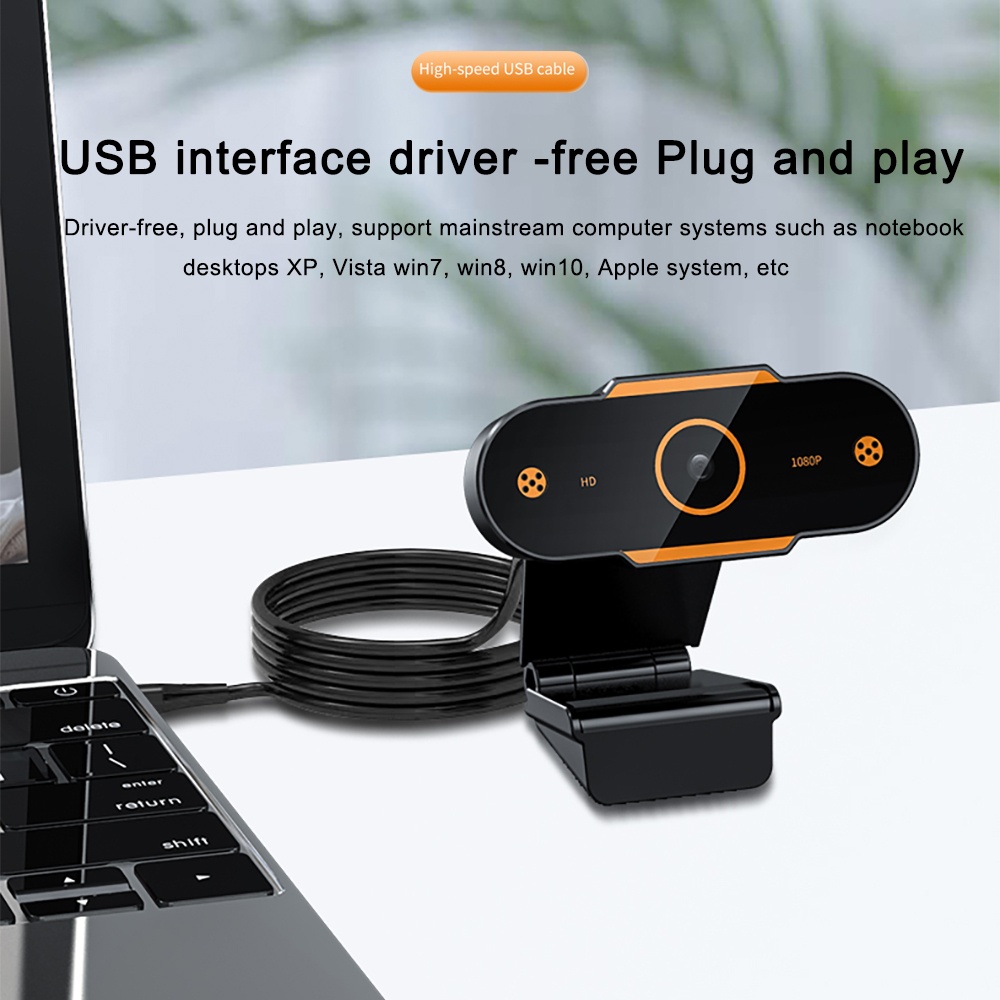 HD USB Webcam 1080P Web Camera for Live Broadcast Video Calling Home Conference Work - Image 3