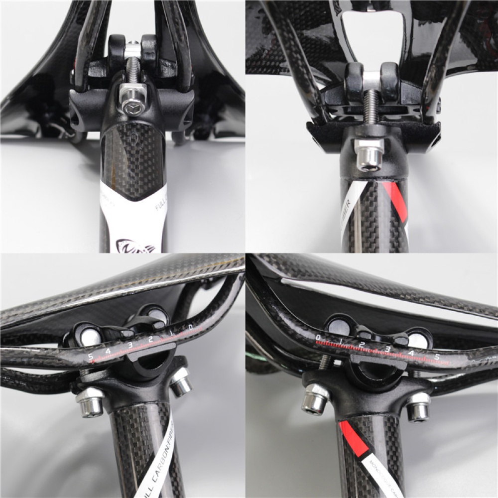 MTB Carbon Fiber Bicycle Seatpost Ultralight Seat Tube 27.2 30.8 31.6mm Road Bike Post red_27.2-400mm - Image 3