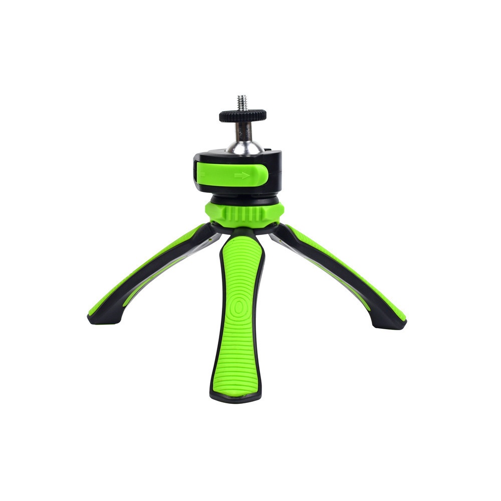 Mobile Phone Holder Portable Desktop Mini Tripod SLR Camera Photography Small green - Image 3