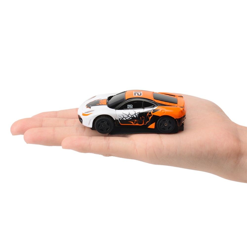 RC Wall Climbing Car Rechargeable 2.4g Remote Control with Lights for Kids Gift Orange - Image 3