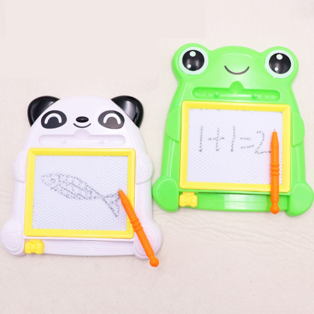 Puzzle Magnetic Drawing Board Paint Brush Doodle Toy Sketch Pad For Kids Panda - Image 3